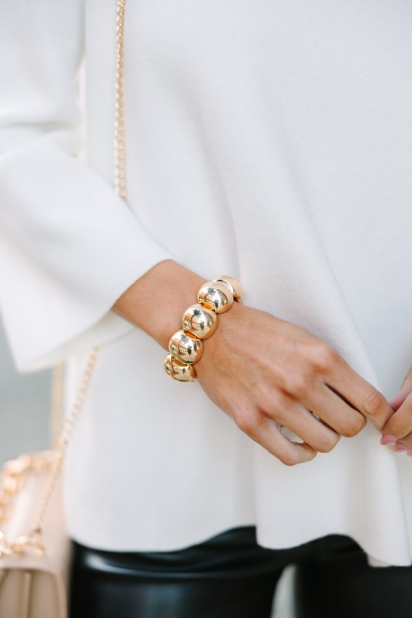 Inner Circle Gold Beaded Bracelet Fashion - Image 2