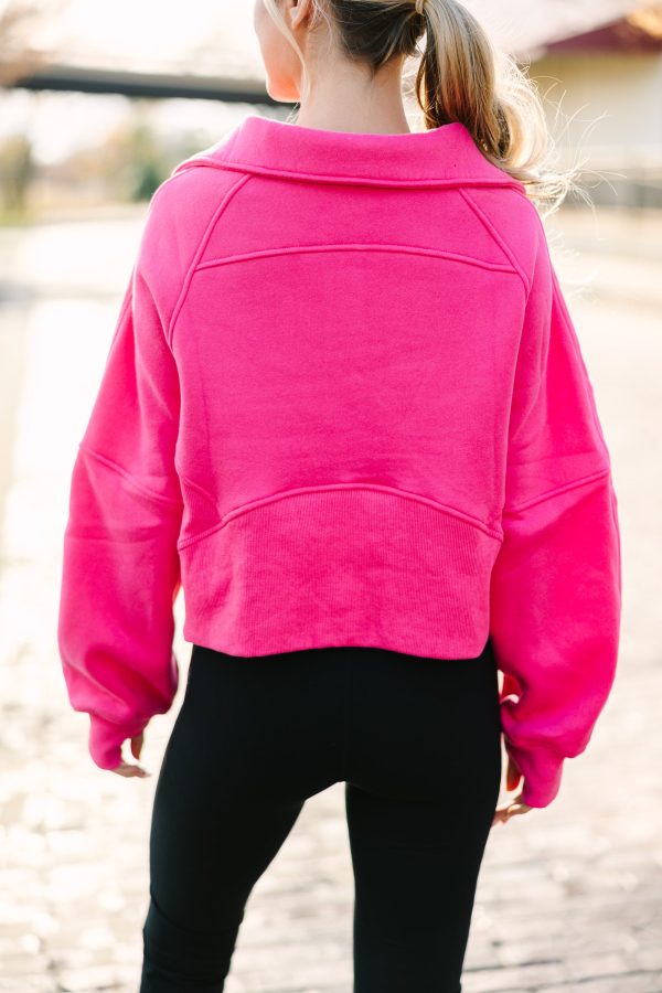 Always Direct Fuchsia Pink Pullover Online Hot Sale - Image 3