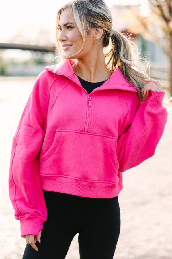 Always Direct Fuchsia Pink Pullover Online Hot Sale