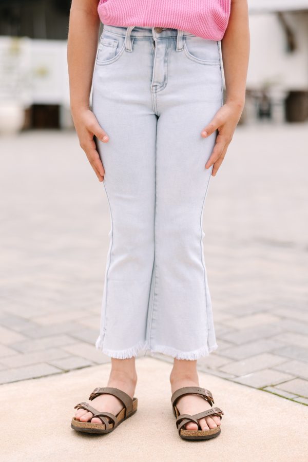 Girls KanCan: Look Into Your Heart Light Wash Flare Jeans Supply