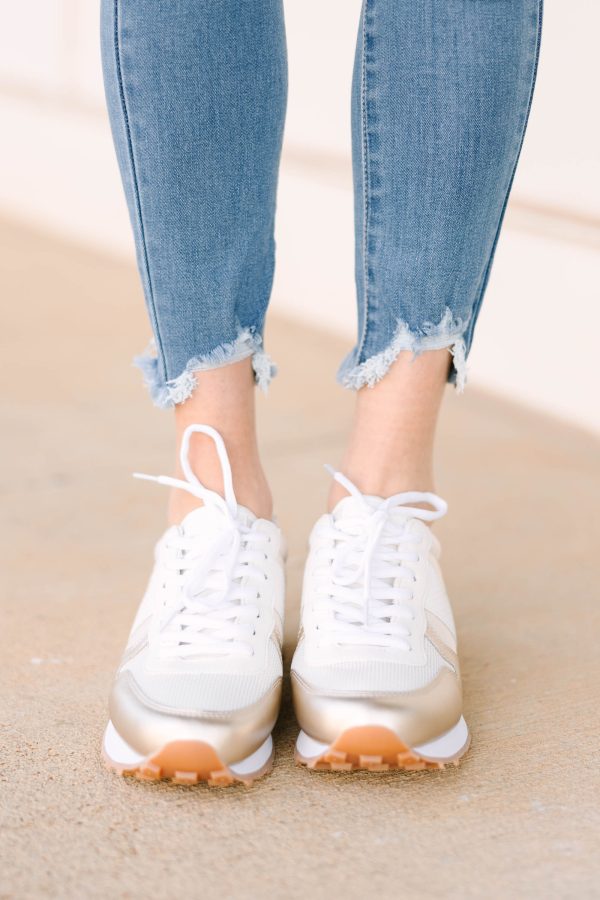 All I Can See Champagne Sneakers Hot on Sale - Image 2