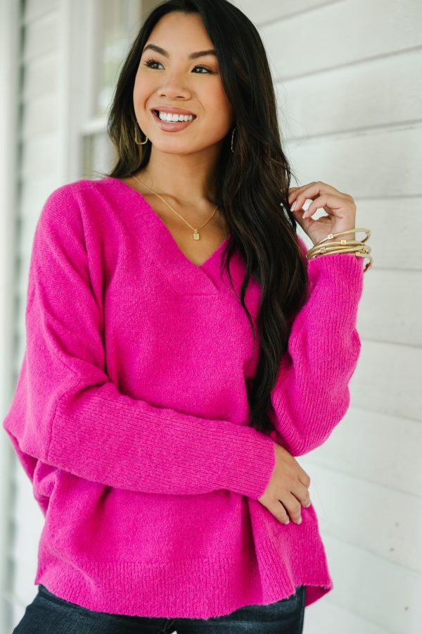 Exactly What You Want Orchid Pink Sweater Online