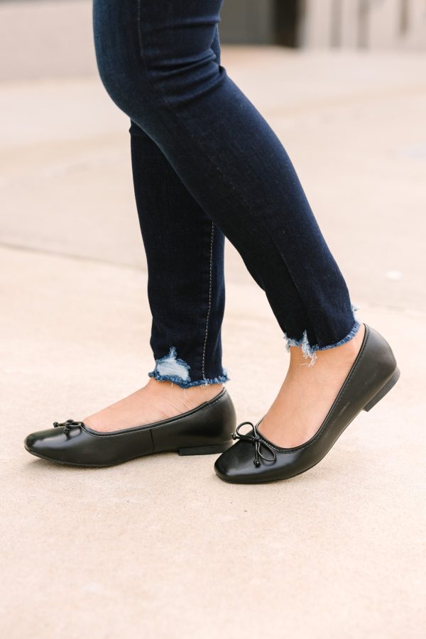 Pep In Your Step Black Ballet Flats For Sale
