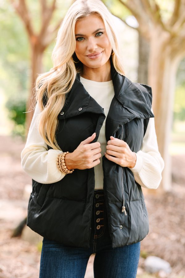 You ll See Black Puffer Vest For Sale