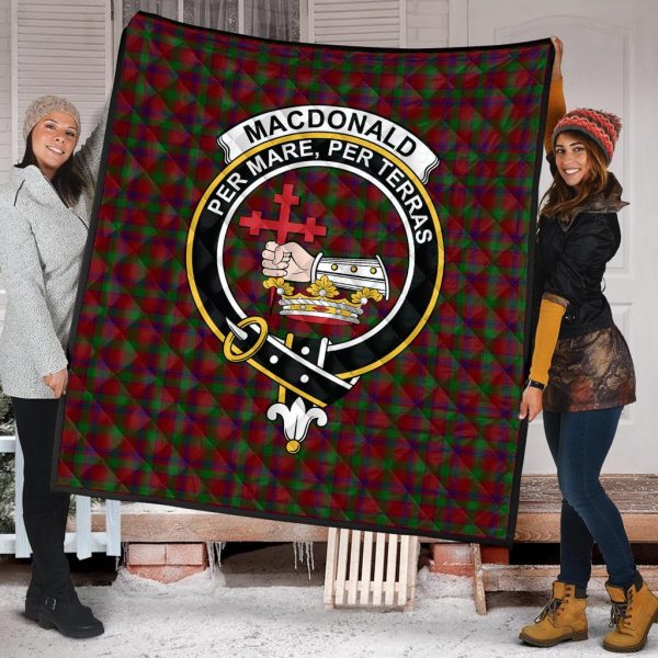 MacDonald of Aird and Valley Tartan Crest Quilt Online Hot Sale - Image 2