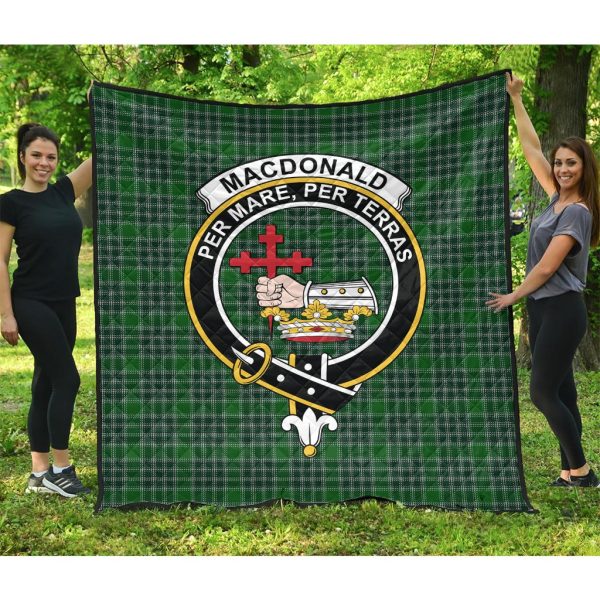 MacDonald, Lord of the Isles Hunting Tartan Crest Quilt on Sale - Image 3