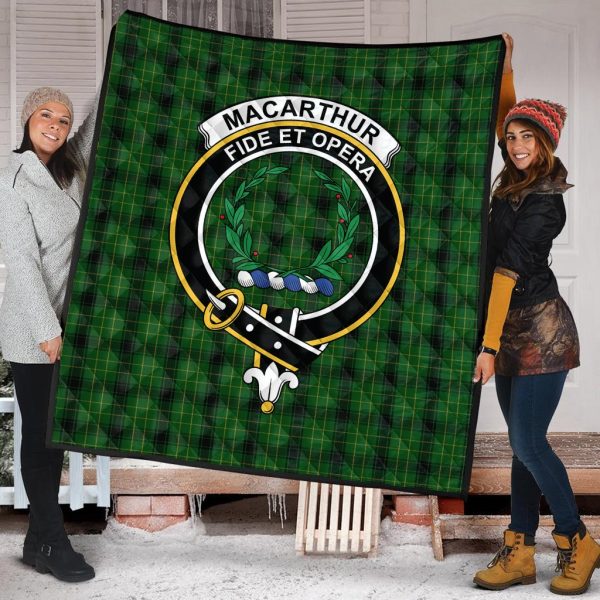 MacArthur Highland Tartan Crest Quilt Supply - Image 2