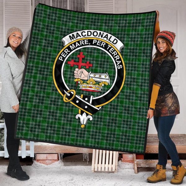 MacDonald, Lord of the Isles Hunting Tartan Crest Quilt on Sale - Image 2