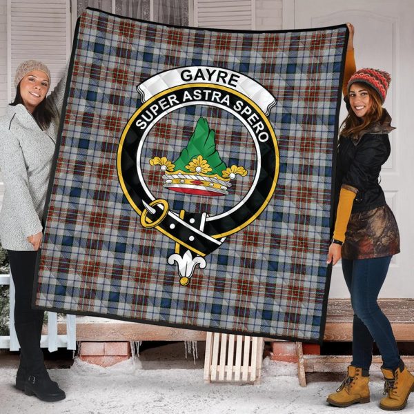 Gayre Arisaidh Tartan Crest Quilt on Sale - Image 2