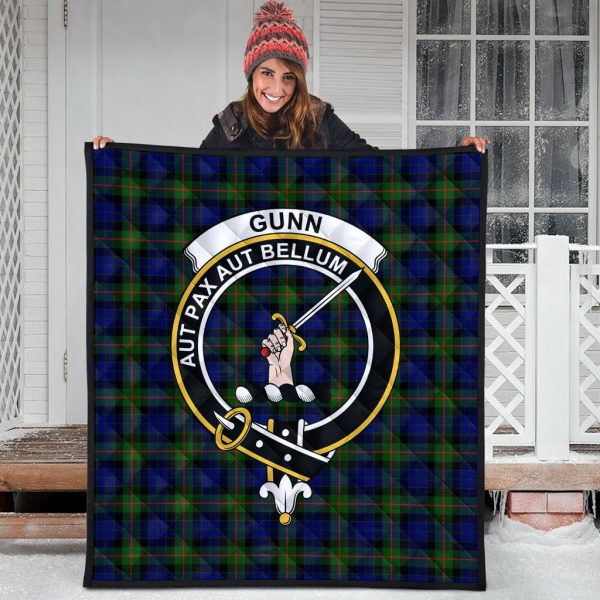 Gunn Modern Tartan Crest Quilt Discount