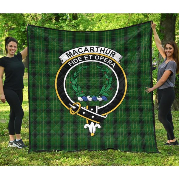 MacArthur Highland Tartan Crest Quilt Supply - Image 3